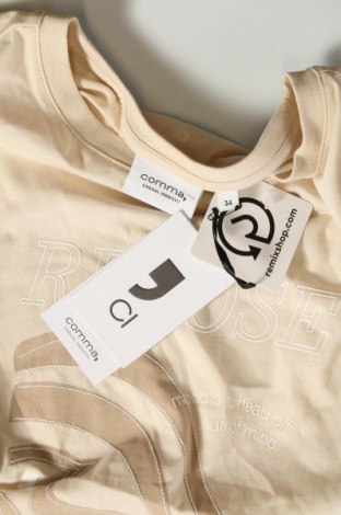 Damen T-Shirt Comma,, Größe XS, Farbe Beige, Preis € 31,99