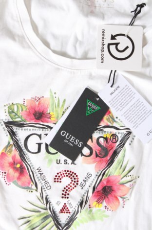 Γυναικείο t-shirt Guess, Μέγεθος M, Χρώμα Λευκό, Τιμή 36,89 €