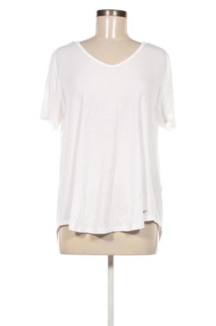 Γυναικείο t-shirt Hollister, Μέγεθος XL, Χρώμα Λευκό, Τιμή 18,79 €