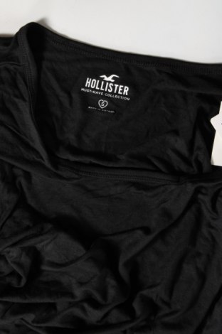 Γυναικείο t-shirt Hollister, Μέγεθος S, Χρώμα Μαύρο, Τιμή 18,79 €