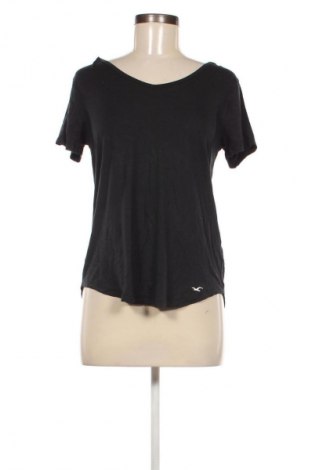 Γυναικείο t-shirt Hollister, Μέγεθος S, Χρώμα Μαύρο, Τιμή 18,79 €