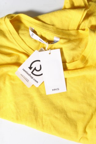 Γυναικείο t-shirt Mango, Μέγεθος M, Χρώμα Κίτρινο, Τιμή 7,49 €