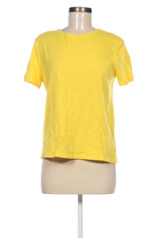 Γυναικείο t-shirt Mango, Μέγεθος M, Χρώμα Κίτρινο, Τιμή 7,49 €