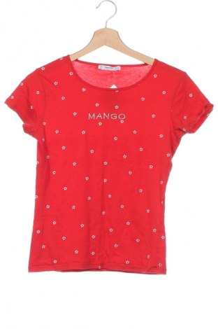 Γυναικείο t-shirt Mango, Μέγεθος XS, Χρώμα Κόκκινο, Τιμή 3,99 €