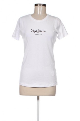 Damen T-Shirt Pepe Jeans, Größe M, Farbe Weiß, Preis 31,99 €