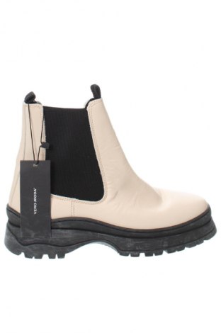 Botine de damă Vero Moda, Mărime 41, Culoare Ecru, Preț 205,99 Lei