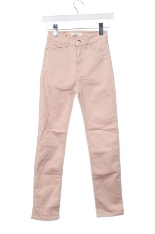 Damskie jeansy H&M L.O.G.G., Rozmiar XS, Kolor Beżowy, Cena 31,61 zł