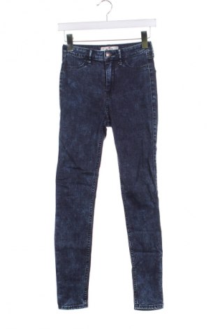 Damskie jeansy Hollister, Rozmiar XXS, Kolor Niebieski, Cena 63,99 zł