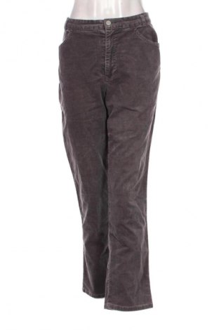 Pantaloni de velvet de femei Mac, Mărime L, Culoare Gri, Preț 121,99 Lei