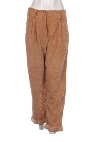 Pantaloni de velvet de femei Rosebanks, Mărime M, Culoare Bej, Preț 31,99 Lei