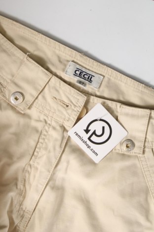 Pantaloni scurți de femei Cecil, Mărime M, Culoare Galben, Preț 51,99 Lei