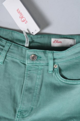 Pantaloni scurți de femei S.Oliver, Mărime XXS, Culoare Verde, Preț 53,99 Lei