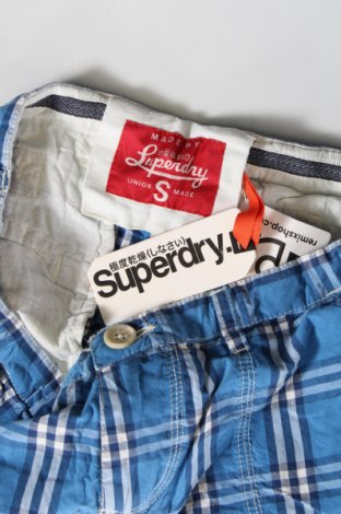 Γυναικείο κοντό παντελόνι Superdry, Μέγεθος M, Χρώμα Μπλέ, Τιμή 7,99 €