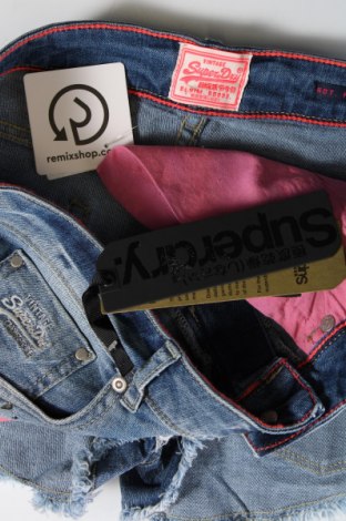 Dámské kraťasy  Superdry, Velikost L, Barva Modrá, Cena  245,00 Kč