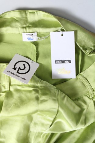 Pantaloni de femei ABOUT YOU x Emili Sindlev, Mărime M, Culoare Verde, Preț 82,99 Lei