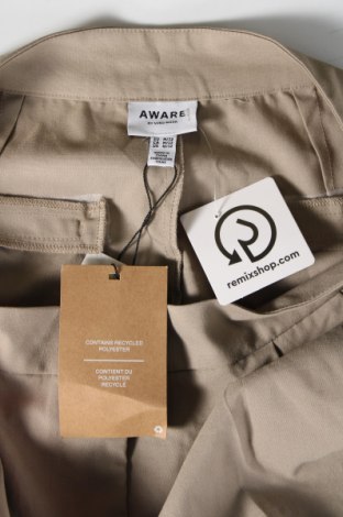 Pantaloni de femei Aware by Vero Moda, Mărime M, Culoare Bej, Preț 31,99 Lei