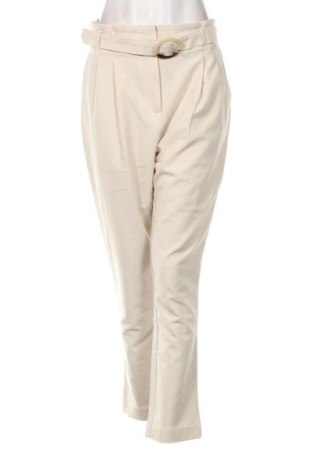 Pantaloni de femei Guido Maria Kretschmer for About You, Mărime M, Culoare Ecru, Preț 91,99 Lei