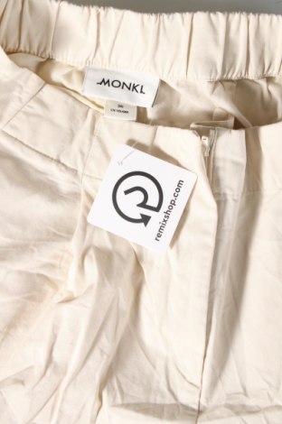 Pantaloni de femei Monki, Mărime S, Culoare Ecru, Preț 16,99 Lei