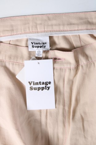 Dámské kalhoty  Vintage Supply, Velikost L, Barva Krémová, Cena  395,00 Kč