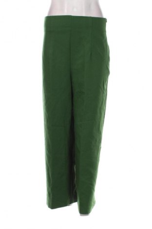 Pantaloni de femei Zara, Mărime S, Culoare Verde, Preț 31,99 Lei