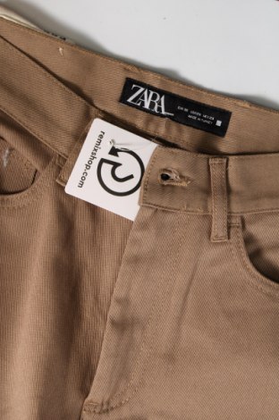 Pantaloni de femei Zara, Mărime S, Culoare Bej, Preț 31,99 Lei