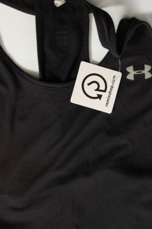 Γυναικείο αμάνικο μπλουζάκι Under Armour, Μέγεθος S, Χρώμα Μαύρο, Τιμή 7,99 €