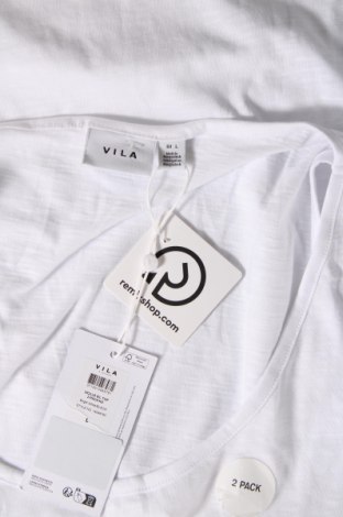 Tricou de damă VILA, Mărime L, Culoare Alb, Preț 52,49 Lei