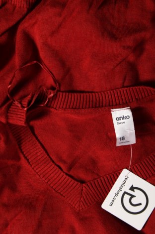 Damenpullover Anko, Größe XXL, Farbe Rot, Preis € 9,49