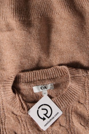 Damenpullover C&A, Größe S, Farbe Braun, Preis € 3,49