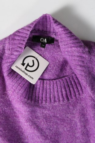 Damenpullover C&A, Größe XXL, Farbe Lila, Preis 9,49 €