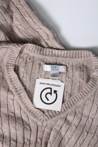 Damski sweter Croft & Barrow, Rozmiar M, Kolor Brązowy, Cena 37,99 zł