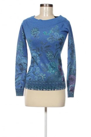 Damenpullover Desigual, Größe XS, Farbe Blau, Preis 46,90 €