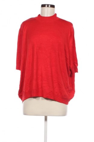 Damenpullover Essentials by Tchibo, Größe 3XL, Farbe Rot, Preis 9,49 €