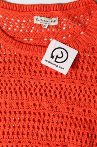 Damenpullover F&F, Größe M, Farbe Orange, Preis 4,49 €