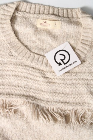 Damski sweter Hollister, Rozmiar L, Kolor Beżowy, Cena 45,99 zł