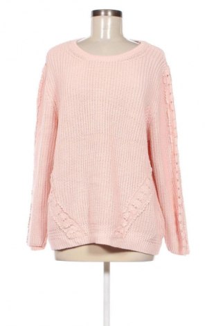 Damenpullover John Baner, Größe XXL, Farbe Rosa, Preis 8,49 €