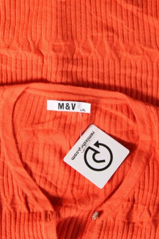 Damenpullover M&V, Größe L, Farbe Orange, Preis € 7,49