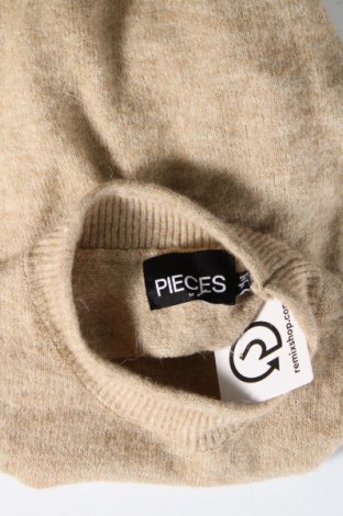 Damenpullover Pieces, Größe M, Farbe Beige, Preis € 9,99