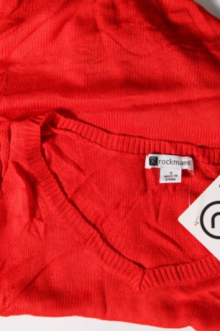 Damenpullover Rockmans, Größe S, Farbe Rot, Preis € 4,99