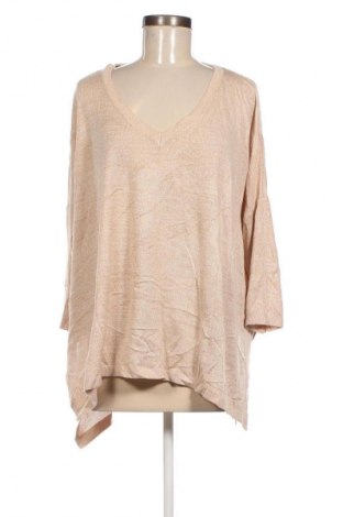 Damenpullover Ulla Popken, Größe L, Farbe Beige, Preis 4,99 €