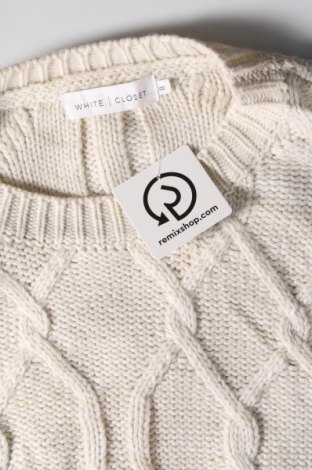 Damenpullover White Closet, Größe S, Farbe Weiß, Preis € 10,49