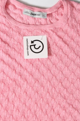 Damenpullover Zara Knitwear, Größe M, Farbe Rosa, Preis € 7,99