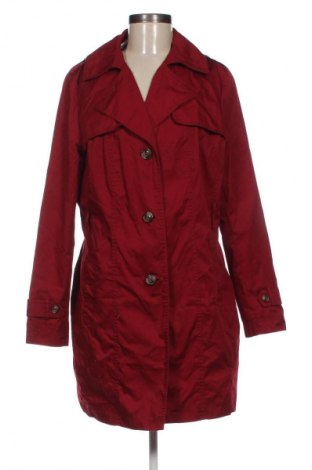 Damen Trenchcoat C&A, Größe XL, Farbe Rot, Preis 8,99 €