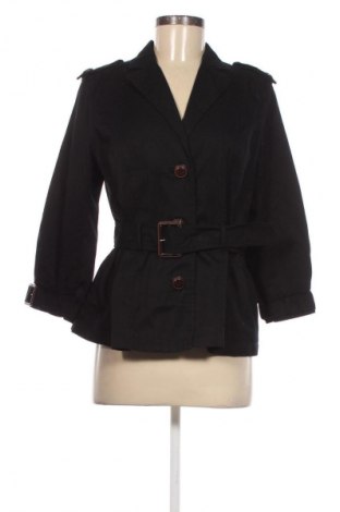 Trench de femei H&M, Mărime L, Culoare Negru, Preț 37,99 Lei