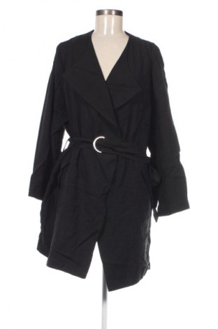 Trench de femei H&M, Mărime XL, Culoare Negru, Preț 69,99 Lei