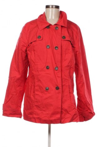 Damen Trench Coat Peckott, Größe XL, Farbe Rot, Preis € 26,49