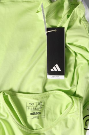 Top sport de damă. Adidas, Mărime XXS, Culoare Verde, Preț 253,49 Lei