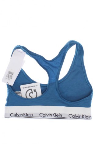 Damski sportowy top Calvin Klein, Rozmiar XS, Kolor Niebieski, Cena 152,85 zł