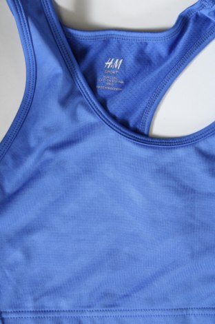 Damski sportowy top H&M Sport, Rozmiar L, Kolor Niebieski, Cena 29,99 zł