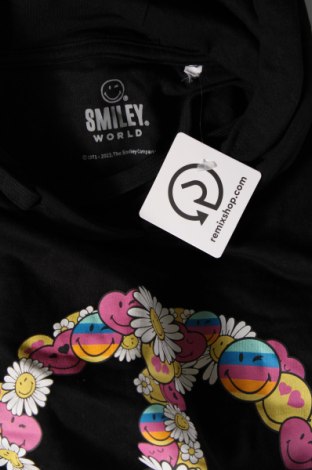 Damen Sweatshirt Smiley, Größe L, Farbe Schwarz, Preis € 9,99